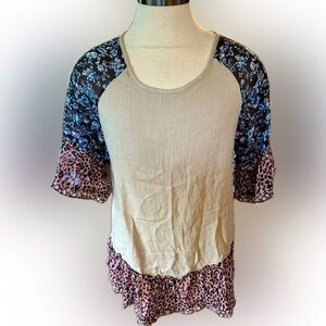 Umber Women’s Linen Tunic Sz Large